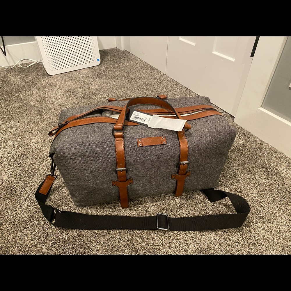 Ted baker canvas Holdall gray bag
